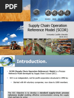 Supply Chain Operation Reference Model (SCOR) : Fernanda Castillo Almeida BCM 2011