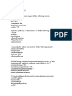 Renal MCQS: D-Nephrotic Syndrome