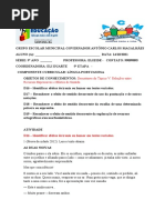 5 Atividade Do Plantão Pedagógico - 9 Etapa 2