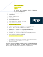 Processos Químicos Industriais