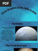 Seven Wonders of The Solar System