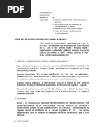 Demanda Procesal Laboral