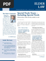 Article Re Special Needs Trusts