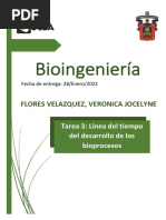 Línea Del Tiempo de Los Bioprocesos