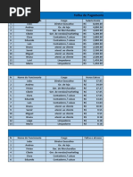 Planilha de Folha de Pagamento (Empresa Ficticia)