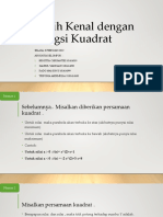 Translasi Fungsi Kuadrat - Kelompok 1