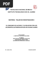 Investigación Accidentes Automovilisticos en Ciudad Juarez