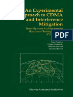 Experimental Approach CDMA & Interference (From Architecture Through VLSI)