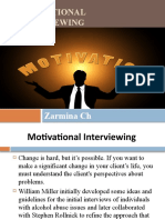 Motivational Interviewing: Zarmina CH