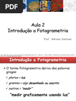 Aula 2 - Fotogametria