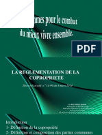 La Réglementation de La Copropriété - Selon Le Décret Législatif 14-99