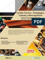 Cartilla Técnico - Pedagógica Calzado y Marroquinería: Modulos