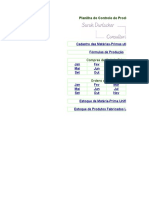 Controle de Produção - Com Ficha Tecnica