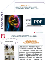 Psicofisiología - Sesión 13 - Diagnóstico Neuropsicológico Tipos, Consideraciones y Redacción