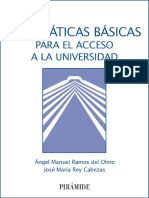 Matematicas para Seguro El Acceso A La Universidad