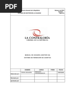 Manual Rendicion de Cuentas - Gestor Ue