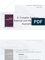 Complex Analysis, Rational and Meromorphic Asymptotics