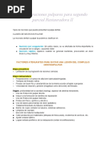 Consideraciones Pulpares para Segundo Parcial Restauradora II