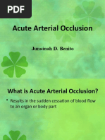 Acute Arterial Occlusion - FINAL