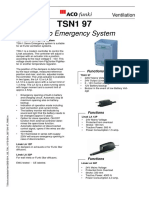 Servo Emergency System: Product Leaflet Ventilation