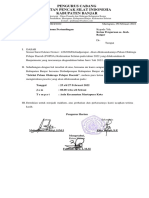 Pemberitahuan Pertandingan Seleksi POPDA