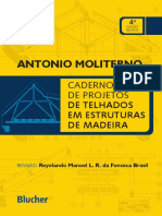 Caderno de Projetos de Telhados em Estruturas de Madeira - Moliterno