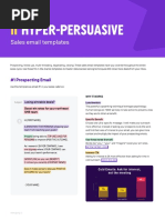 11 Hyper Persuasive Sales Email Templates