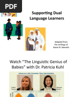 Supporting Dual Language Learners