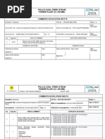 Palu-3 Coal Fired Steam Power Plant (2 X 50 MW) : Comments Resolution Sheets