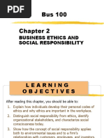 Business Ethics and Social Responsibility