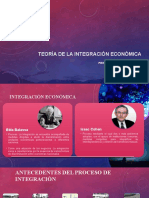 Teoría de La Integración Económica