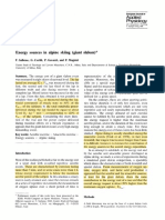 Saibene Et, Al. 1985 - Energy Sources in Alpine Skiing (Giant Slalom)