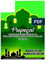 Proposal Maulid Nahdatul Waton Haul Syech Abdul Qodir