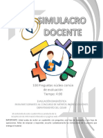 Simuladro Concurso Docente