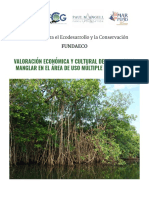 Valoración Ecnómica y Cultural Manglar Sarstun