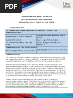 Syllabus - Course English A2