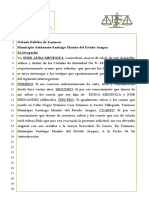 Carta de Solteria Edid