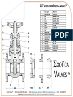 Gate Valve Cast A216 WCB Body Hastelloy C276 Trim