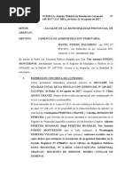 Modelo de Escrito de Oposicion Administrativa