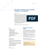 Detección y Tratamiento de Las Anomalías Ortopédicas en El Nacimiento