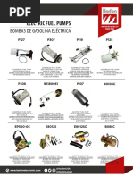 Electric Fuel Pumps: Bombas de Gasolina Eléctrica