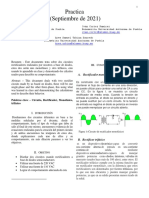 Rectificador Monofásico A Base de Diodos