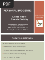 PERSONAL BUDGETING - MEBC Financial Symposium v2