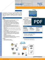 Micro Rtu Datasheet: SYNC 2101 Series