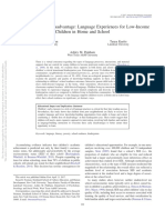 Neuman, S. B., Kaefer, T., Pinkham, A. M. (2018) - Double Dose of Disadvantage Language Experiences For Low-Income Children in Home and School.