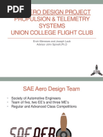 Optimizing Power Consumption of SAE Aero Design Competition Aircraft