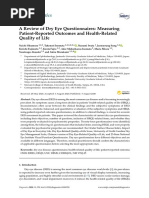 Diagnostics: A Review of Dry Eye Questionnaires: Measuring Patient-Reported Outcomes and Health-Related Quality of Life