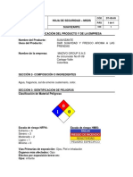 Hoja de Seguridad Suavizante