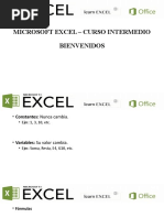 Microsoft Excel - Curso Intermedio