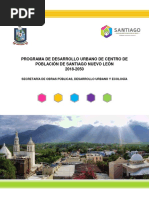 Programa de Desarrollo Santiago, Nuevo León.